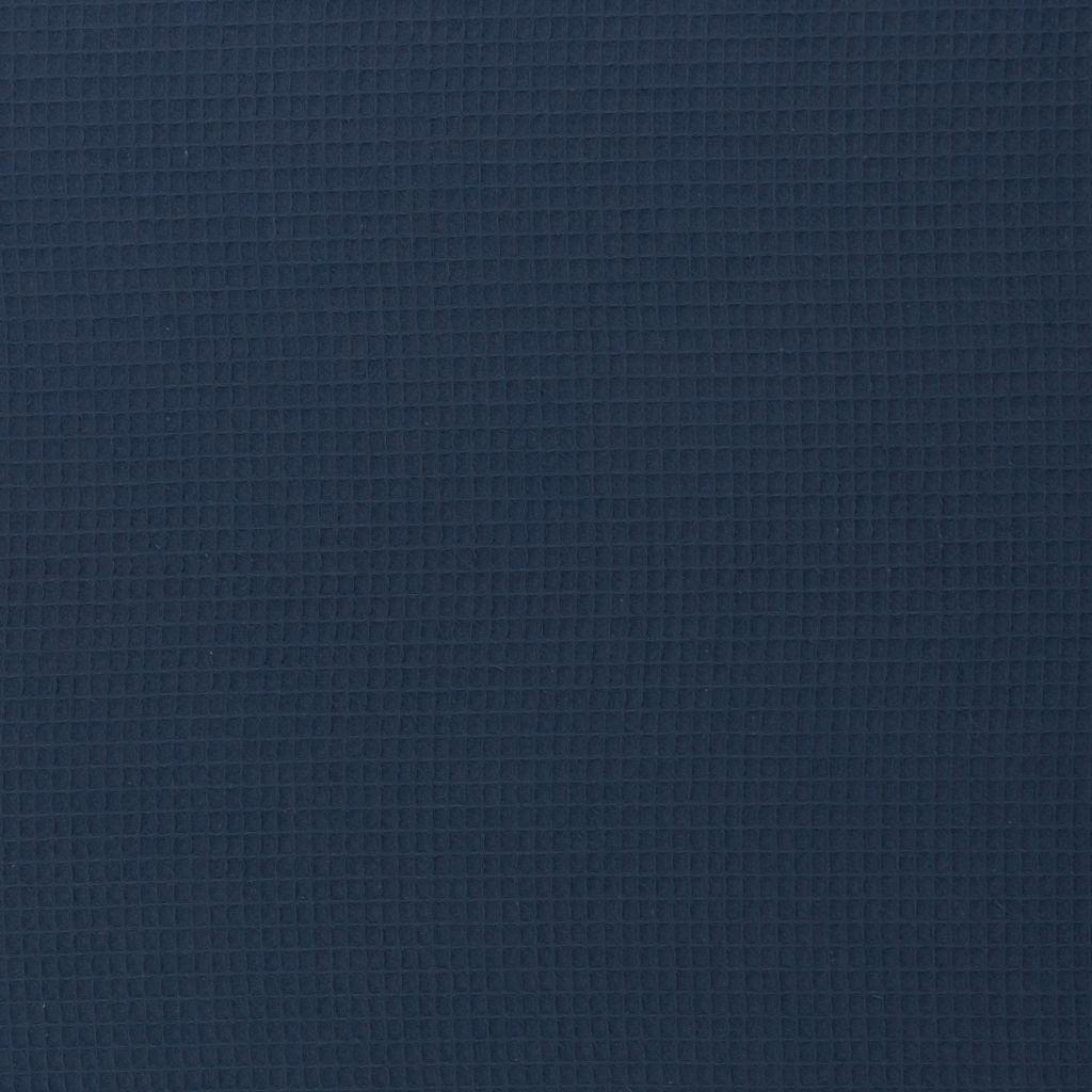 Waffelpique Pikee Baumwolle jeansblau